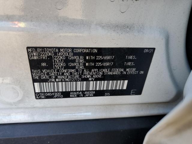 Photo 11 VIN: JTMLWRFV7MD127121 - TOYOTA RAV4 