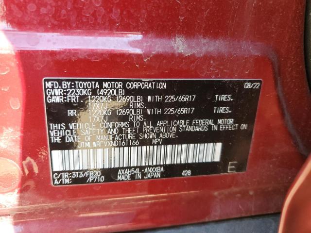 Photo 11 VIN: JTMLWRFVXND161166 - TOYOTA RAV4 LE 