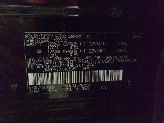 Photo 12 VIN: JTMMWRFV5PD183289 - TOYOTA RAV4 