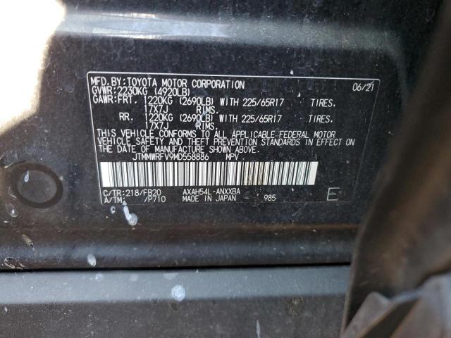 Photo 11 VIN: JTMMWRFV9MD558886 - TOYOTA RAV4 