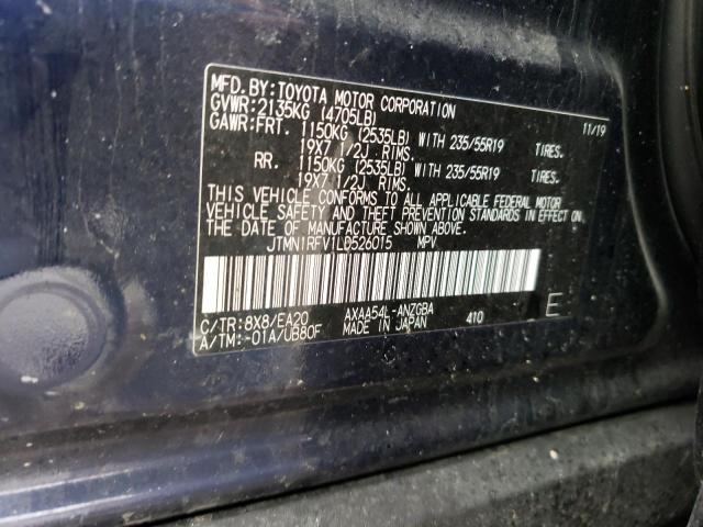 Photo 12 VIN: JTMN1RFV1LD526015 - TOYOTA RAV4 LIMIT 