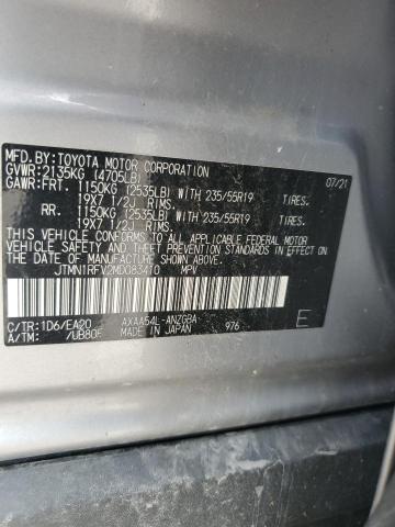 Photo 12 VIN: JTMN1RFV2MD083410 - TOYOTA RAV4 LIMIT 