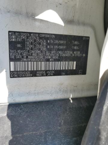 Photo 12 VIN: JTMN1RFV6KD521472 - TOYOTA RAV4 LIMIT 