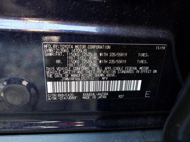 Photo 9 VIN: JTMN1RFV6LD527161 - TOYOTA RAV4 LIMIT 