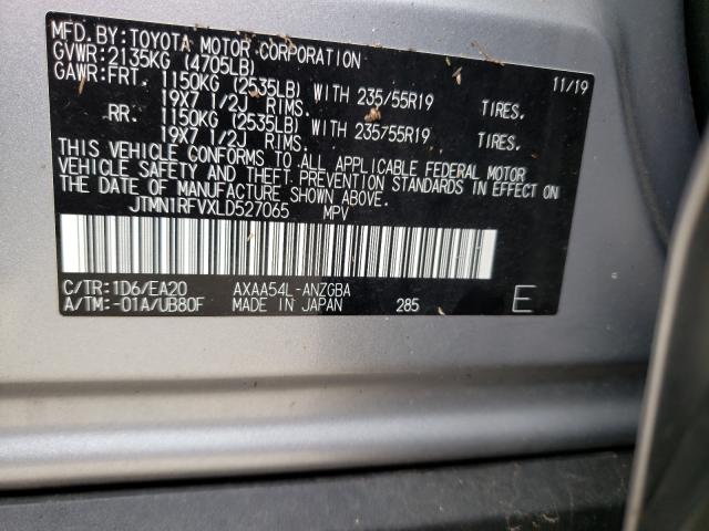 Photo 9 VIN: JTMN1RFVXLD527065 - TOYOTA RAV4 LIMIT 