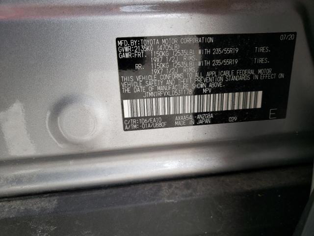 Photo 12 VIN: JTMN1RFVXLD531178 - TOYOTA RAV4 LIMIT 