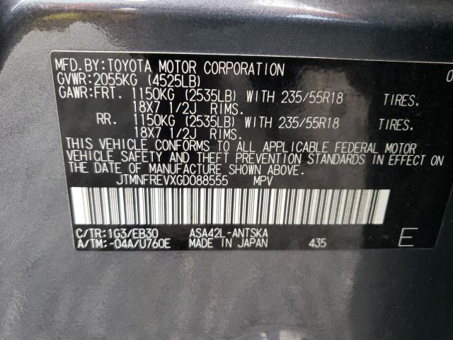 Photo 9 VIN: JTMNFREVXGD088555 - TOYOTA RAV4 SE 