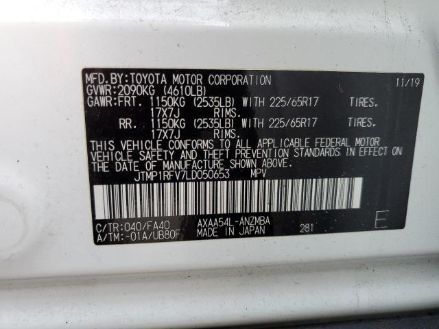 Photo 12 VIN: JTMP1RFV7LD050653 - TOYOTA RAV4 