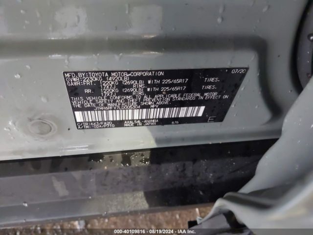 Photo 8 VIN: JTMR6RFV7LD005304 - TOYOTA RAV4 