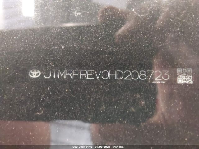 Photo 8 VIN: JTMRFREV0HD208723 - TOYOTA RAV4 