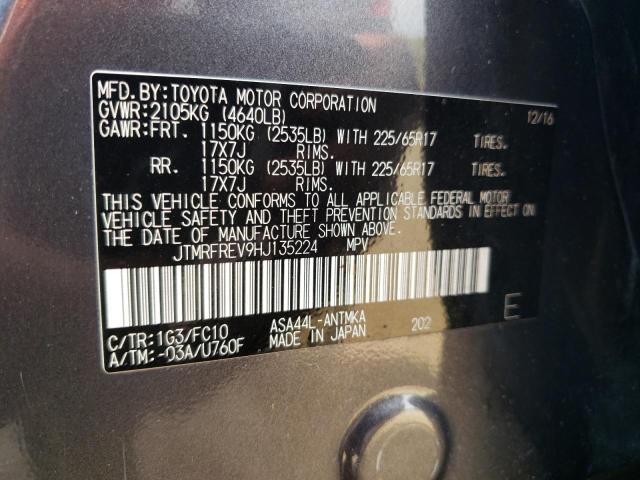 Photo 12 VIN: JTMRFREV9HJ135224 - TOYOTA RAV4 