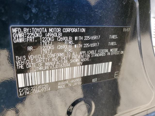 Photo 12 VIN: JTMRJREV3JD183594 - TOYOTA RAV4 HV LE 