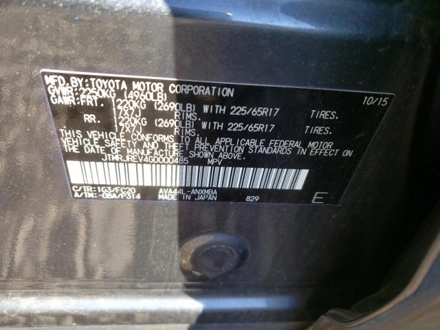 Photo 9 VIN: JTMRJREV4GD000485 - TOYOTA RAV4 HV XL 