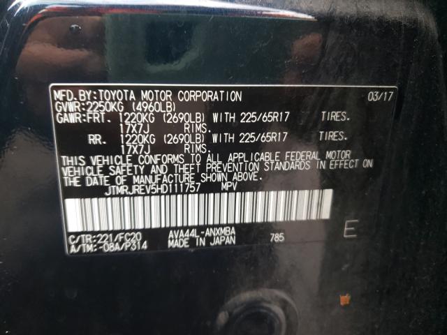 Photo 9 VIN: JTMRJREV5HD111757 - TOYOTA RAV4 HV LE 