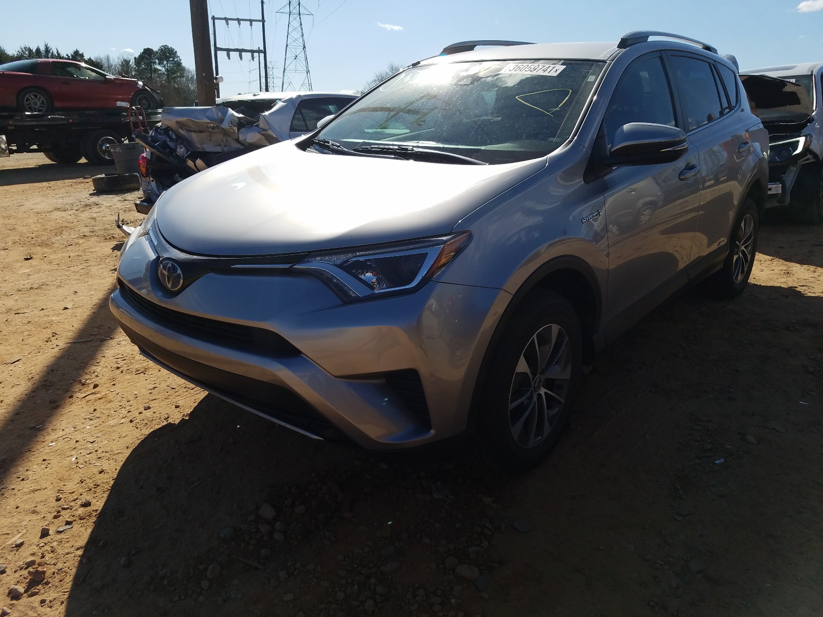 Photo 1 VIN: JTMRJREV8JD174714 - TOYOTA RAV4 HV LE 