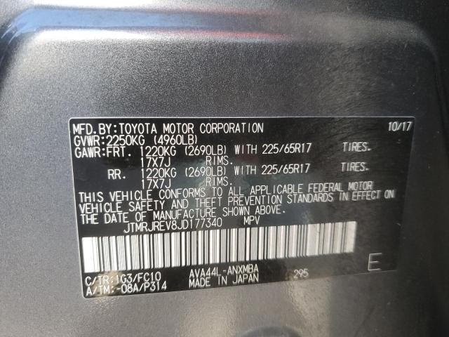 Photo 13 VIN: JTMRJREV8JD177340 - TOYOTA RAV4 HV LE 