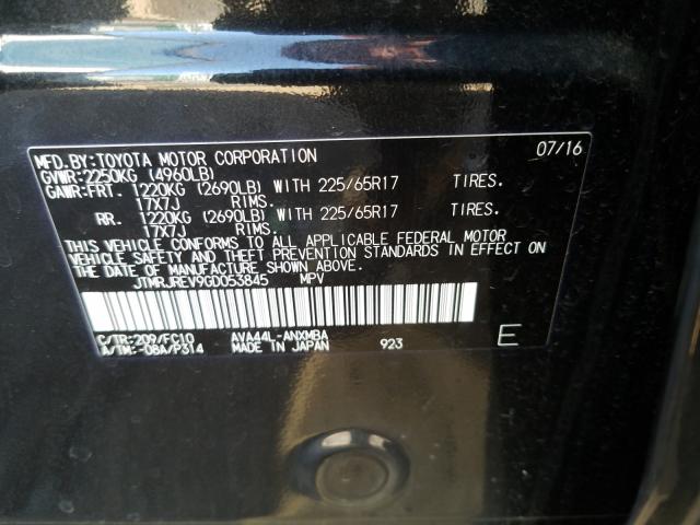 Photo 9 VIN: JTMRJREV9GD053845 - TOYOTA RAV4 HV XL 