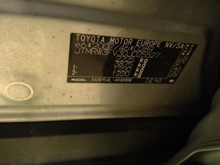 Photo 9 VIN: JTMRW3FV30J025527 - TOYOTA RAV4 