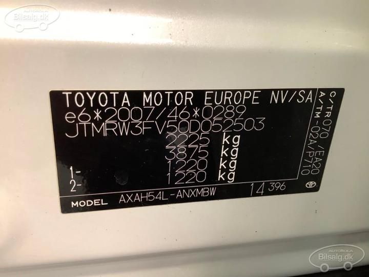 Photo 13 VIN: JTMRW3FV50D052503 - TOYOTA RAV 4 SUV 