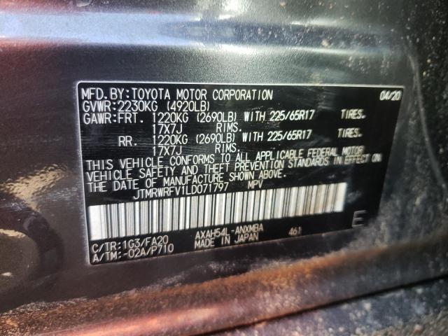 Photo 9 VIN: JTMRWRFV1LD071797 - TOYOTA RAV4 XLE 