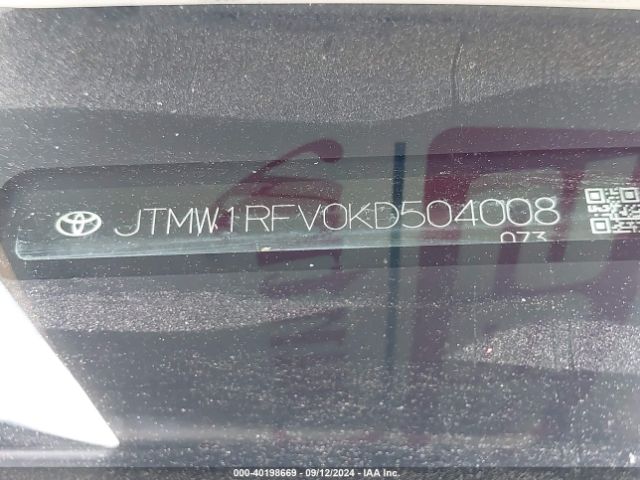 Photo 8 VIN: JTMW1RFV0KD504008 - TOYOTA RAV4 