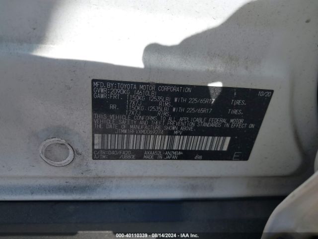 Photo 8 VIN: JTMW1RFVXMD069274 - TOYOTA RAV4 