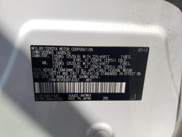 Photo 9 VIN: JTMWFREV0DD016263 - TOYOTA RAV4 XLE 