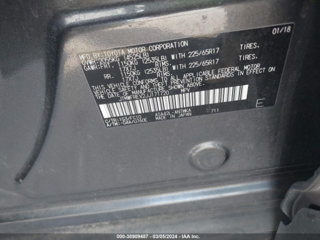 Photo 8 VIN: JTMWFREV2JJ171720 - TOYOTA RAV4 