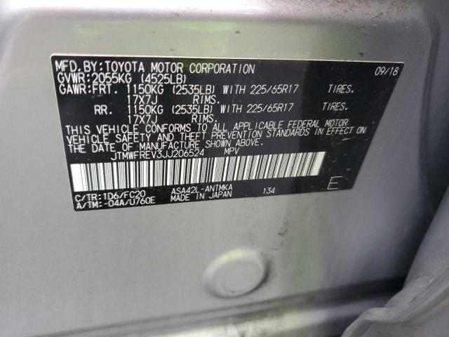 Photo 11 VIN: JTMWFREV3JJ206524 - TOYOTA RAV4 