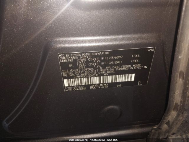 Photo 8 VIN: JTMWFREV5HJ705240 - TOYOTA RAV4 