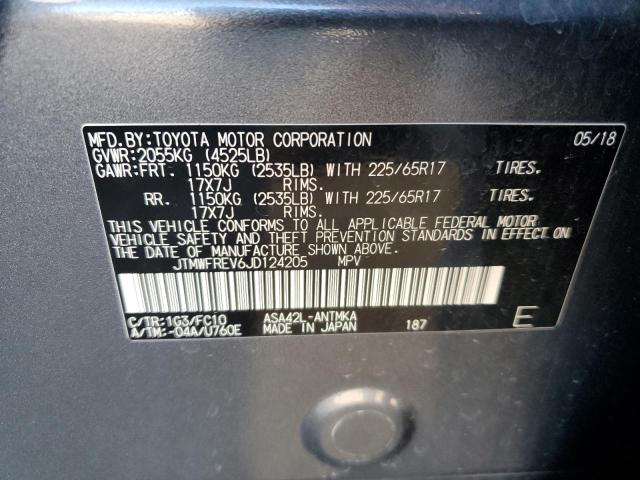 Photo 12 VIN: JTMWFREV6JD124205 - TOYOTA RAV4 