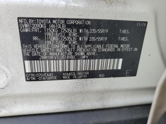 Photo 12 VIN: JTMY1RFV1LD518980 - TOYOTA RAV4 LIMIT 