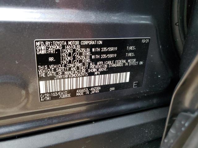 Photo 13 VIN: JTMY1RFV3MD083915 - TOYOTA RAV4 LIMIT 