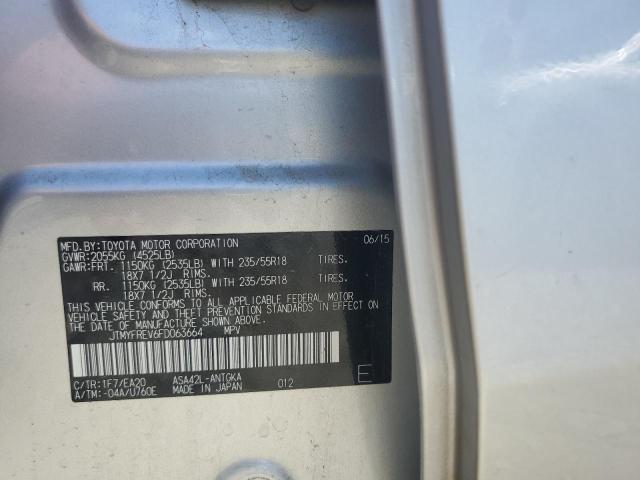 Photo 12 VIN: JTMYFREV6FD063664 - TOYOTA RAV4 LIMIT 