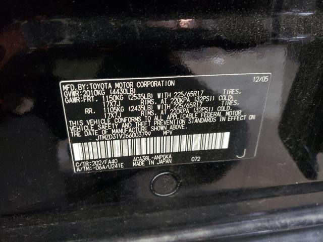 Photo 12 VIN: JTMZD31V266003799 - TOYOTA RAV4 LIMIT 