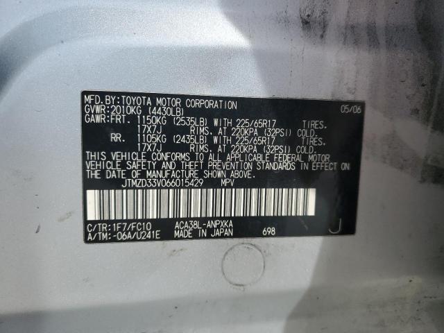 Photo 12 VIN: JTMZD33V066015429 - TOYOTA RAV4 