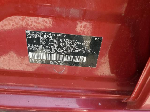 Photo 12 VIN: JTMZD33V376050595 - TOYOTA RAV4 