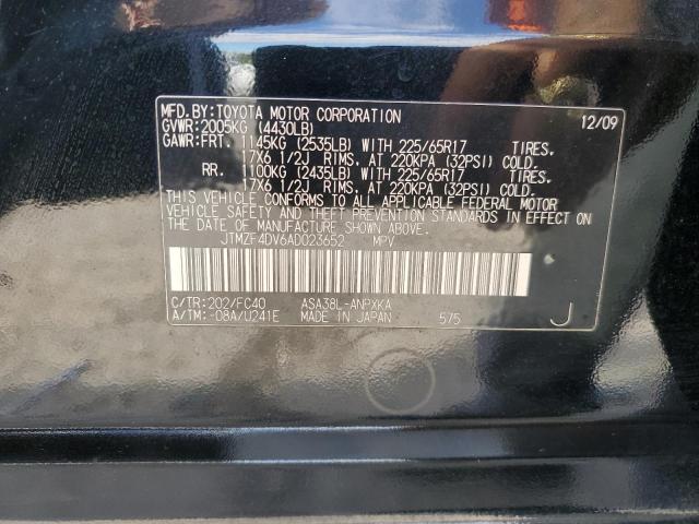 Photo 9 VIN: JTMZF4DV6AD023652 - TOYOTA RAV4 