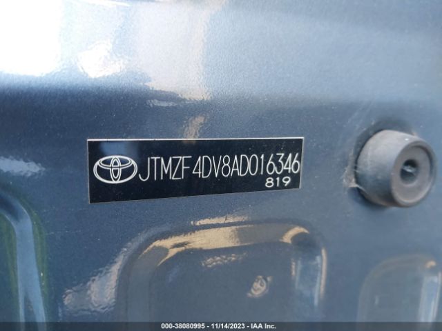 Photo 8 VIN: JTMZF4DV8AD016346 - TOYOTA RAV4 