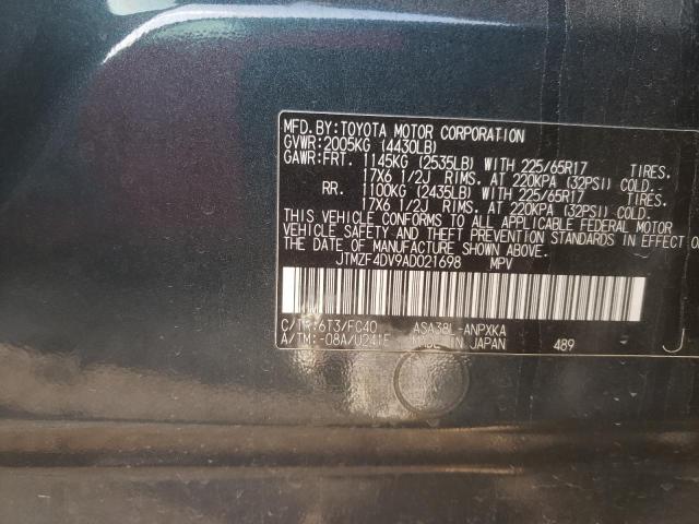 Photo 12 VIN: JTMZF4DV9AD021698 - TOYOTA RAV4 