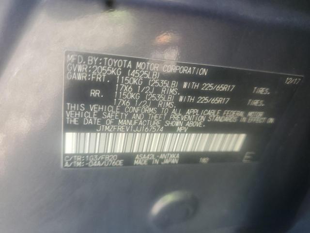 Photo 9 VIN: JTMZFREV1JJ167574 - TOYOTA RAV4 LE 