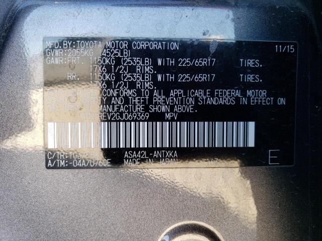 Photo 11 VIN: JTMZFREV2GJ069369 - TOYOTA RAV4 