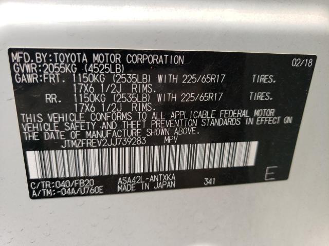 Photo 13 VIN: JTMZFREV2JJ739283 - TOYOTA RAV4 LE 