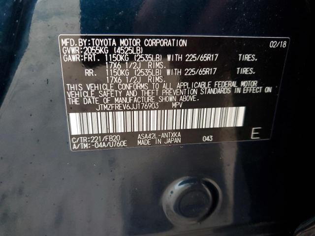 Photo 12 VIN: JTMZFREV6JJ176903 - TOYOTA RAV4 LE 