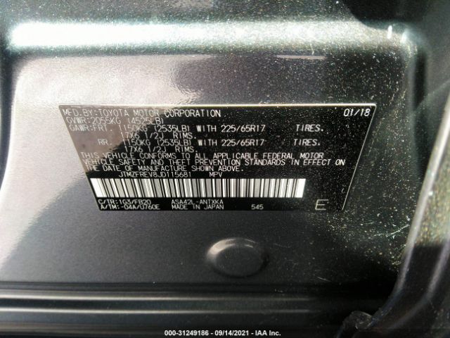 Photo 8 VIN: JTMZFREV8JD115681 - TOYOTA RAV4 