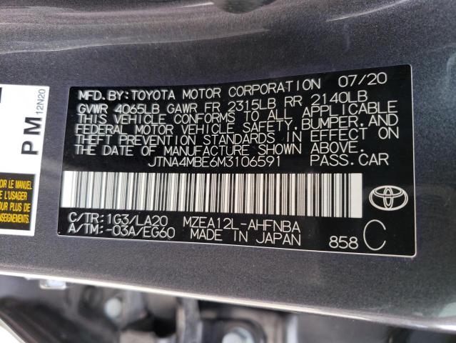 Photo 12 VIN: JTNA4MBE6M3106591 - TOYOTA COROLLA XS 