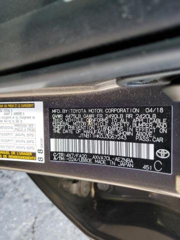 Photo 12 VIN: JTNB11HK0J3067243 - TOYOTA CAMRY L 