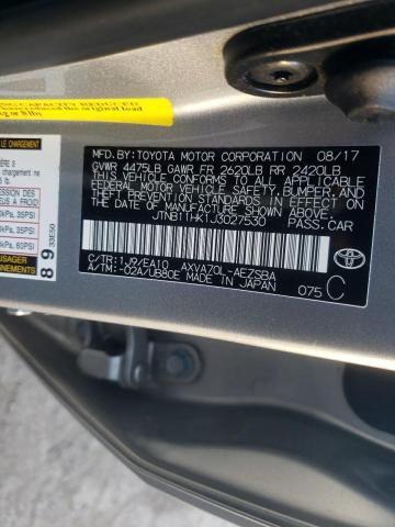 Photo 12 VIN: JTNB11HK1J3027530 - TOYOTA CAMRY L 