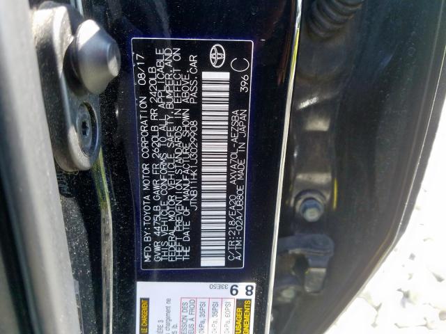 Photo 9 VIN: JTNB11HK1J3029908 - TOYOTA CAMRY L 