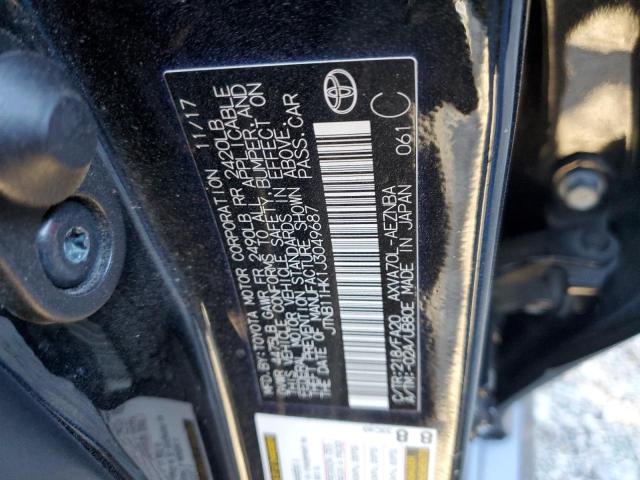 Photo 11 VIN: JTNB11HK1J3049687 - TOYOTA CAMRY L 